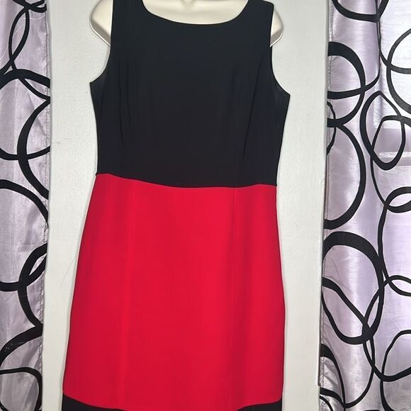 Jones Studio Seperates black and red color black shift dress size 12 - Picture 2 of 8